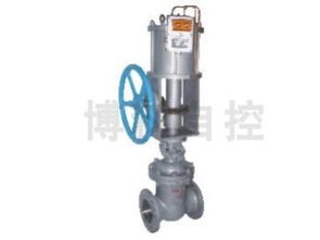 氣動(dòng)帶手動(dòng)閘閥,溫州博科氣動(dòng)閥門(mén)制造